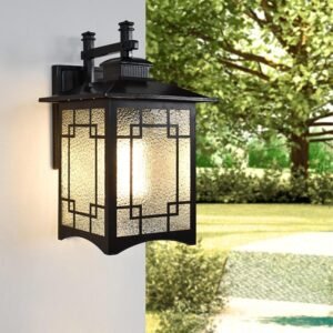 1x LED Vintage Outdoor Wall Sconce Lamp