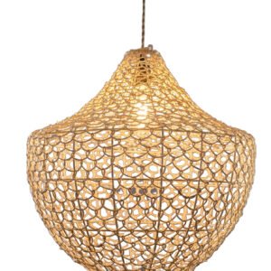 Woven Basket Pendant Light Natural Rattan Hanging Light
